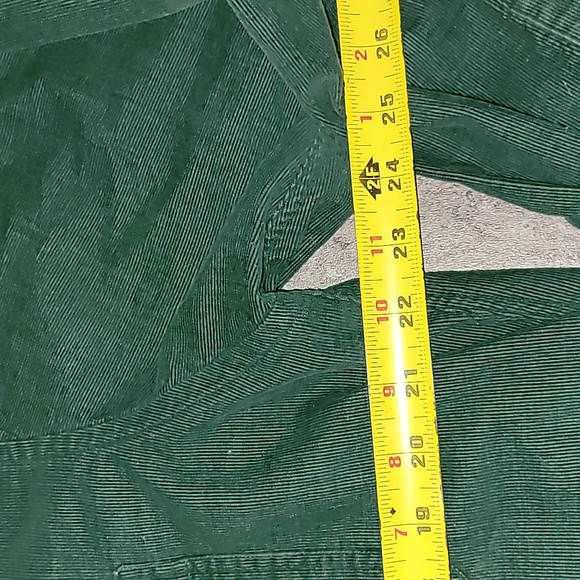 Vintage. Made in USA. Lands' End. 💯 Cotton mini-corduroy button-up Men's L - Picture 8 of 14